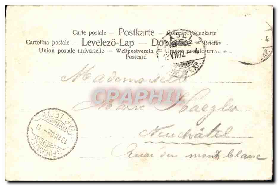 CPA Liebesgefluster Ange Femme — Verso