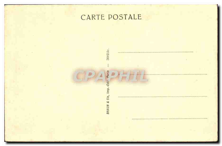 CPA Musee Du Louvre Carpeaux La Danse — Rückseite