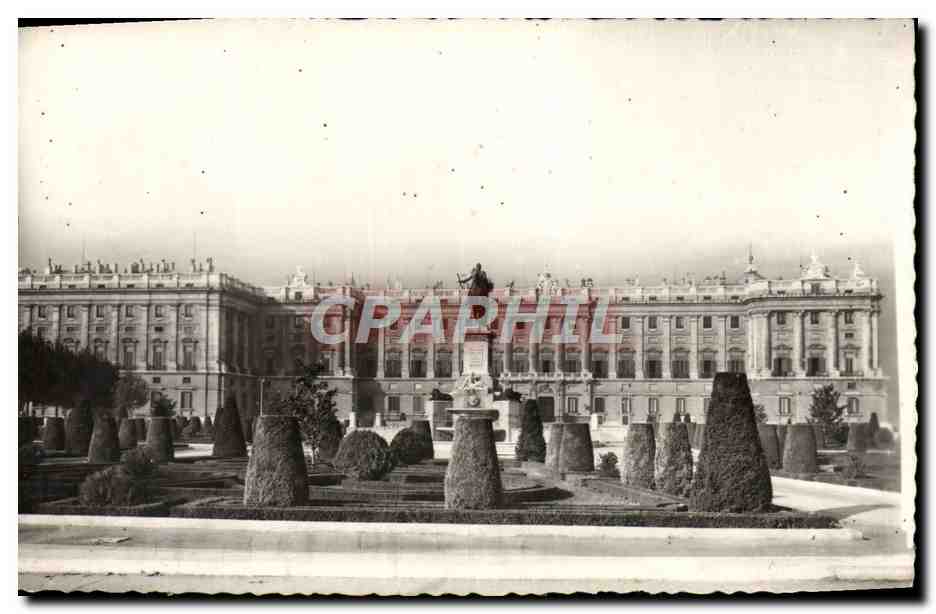 CPM Madrid Palacio Nationaly Y Jardins De la Plaza De Oriente