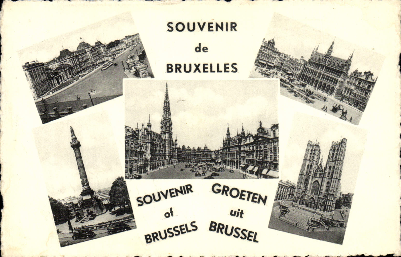 CPA Souvenir De Bruxelles