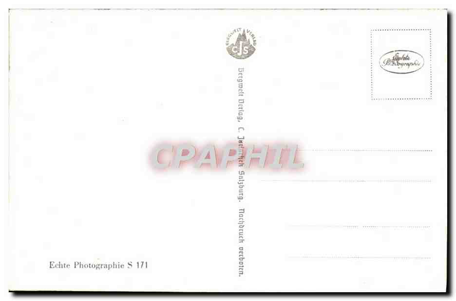 CPA Salzburg Dir Salzachstadt Von Mulln — Rückseite