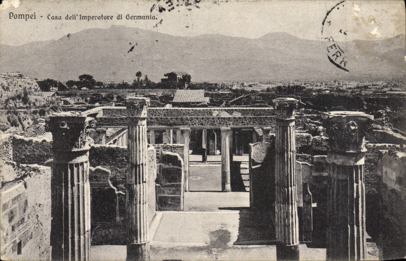 CPA Pompei Casa Dell'Imperatore Di Germania