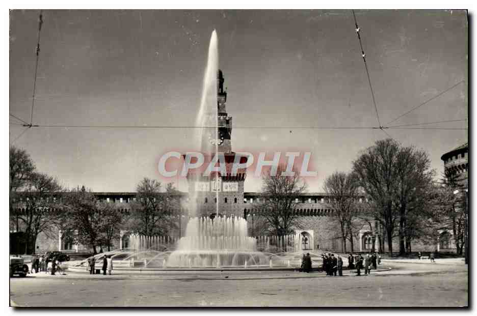 CPM Milano Castello Sforzesco e Fontana