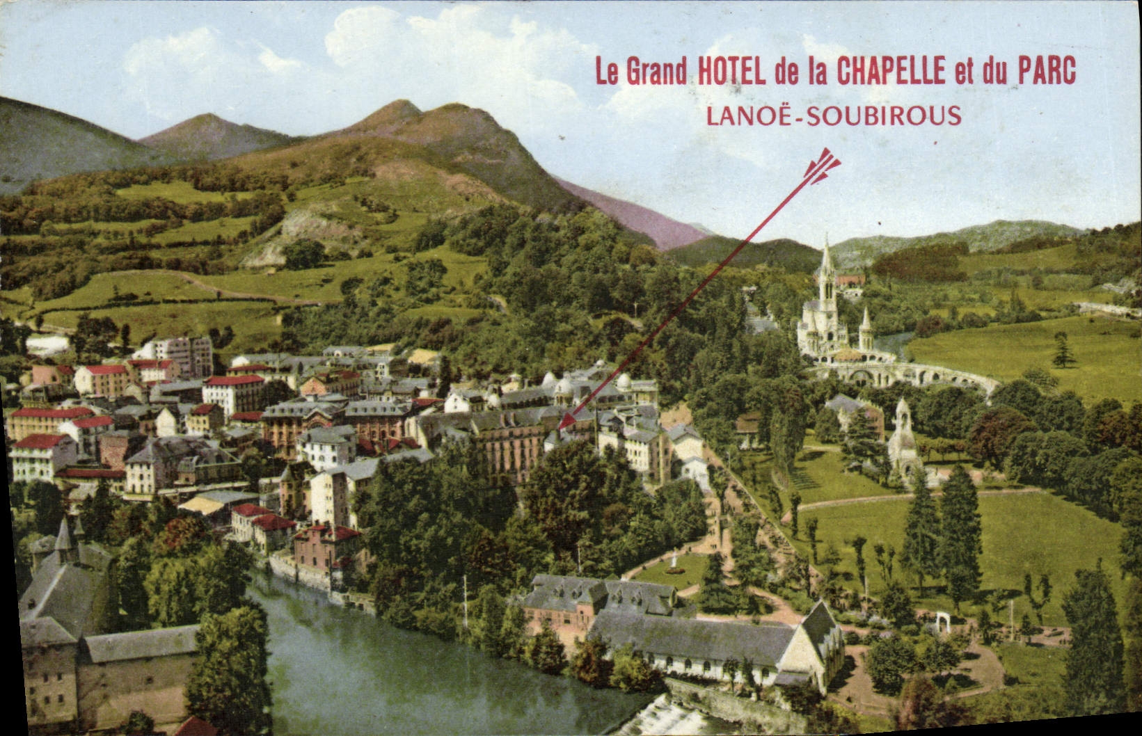 CPM Le Grand Hotel De La Chapelle Et Du Parc Lanoe Soubirous