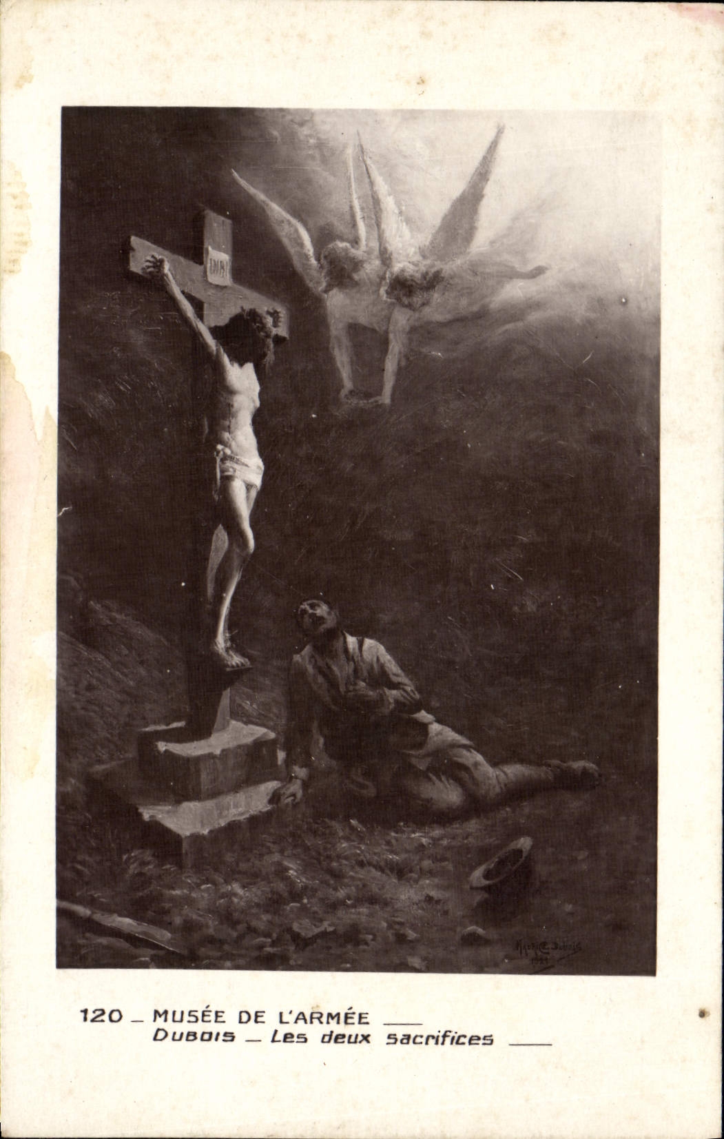 CPA Musee De L'Armee Dusois Les Deux Sacrifices Anges