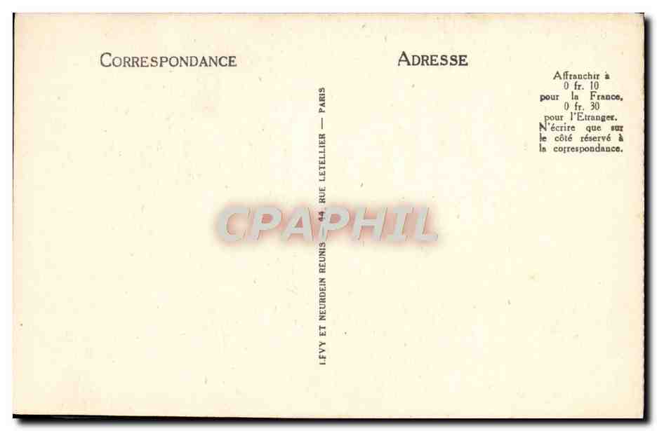 CPA Paris Portail De La Sainte Chapelle  — Rückseite