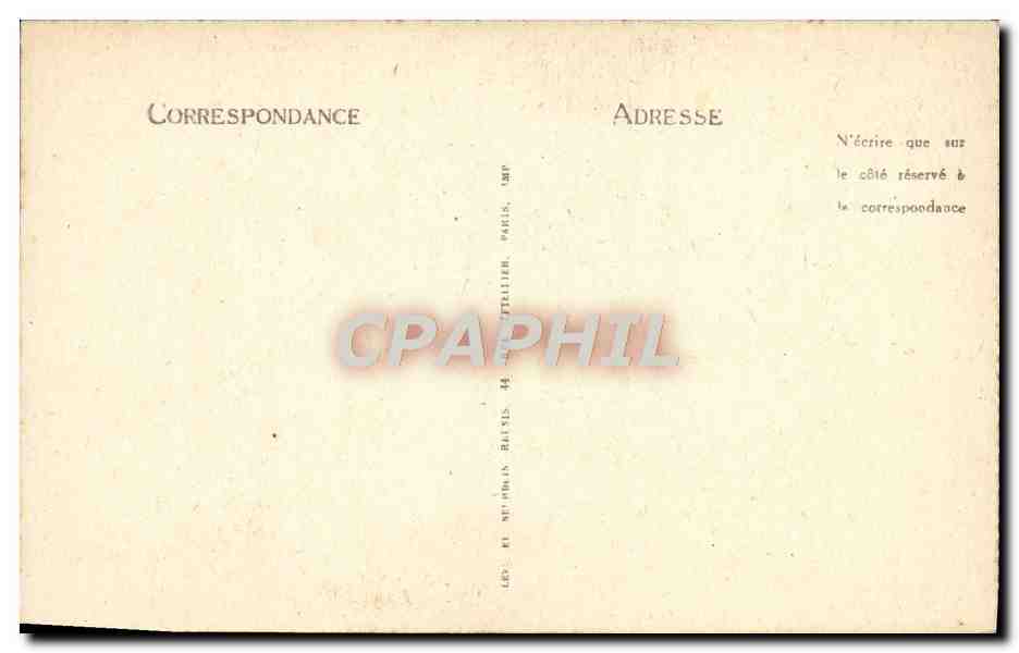 CPA Paris Eglise Notre Dame Le Choeur Et La nef Orgue — Verso