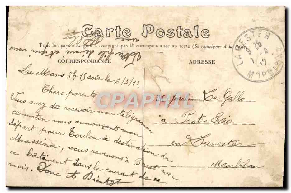 CPA Rennes Au Thabor Nouveau Jardin Et Cours Enfants — Reverso