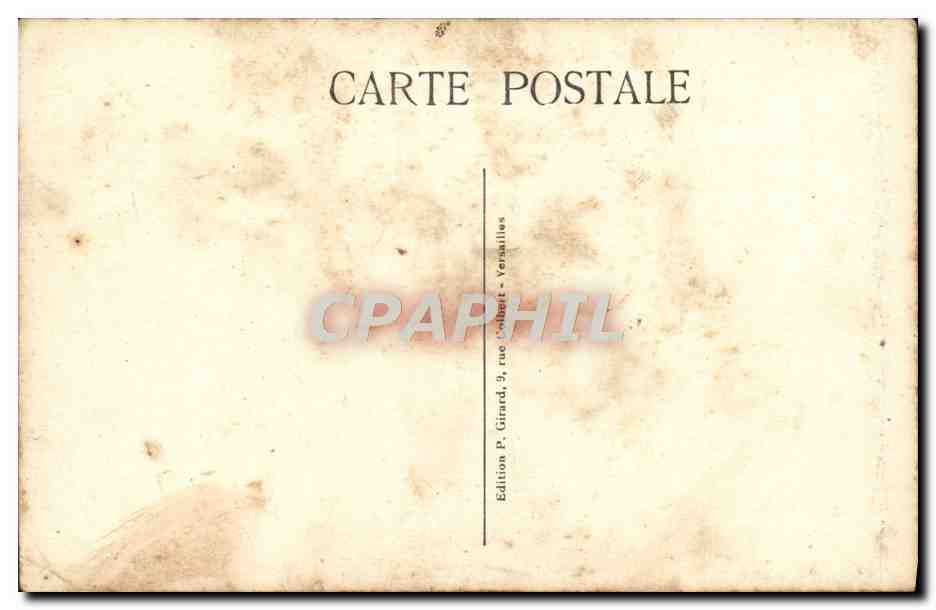 CPA Versailles Le Parc Bassin De Latone  — Verso
