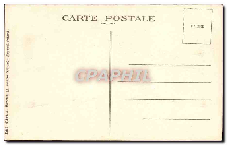 CPA Ajaccio Musee De La Marne Roi De Rome Napoleon II Corse Corsica — Verso