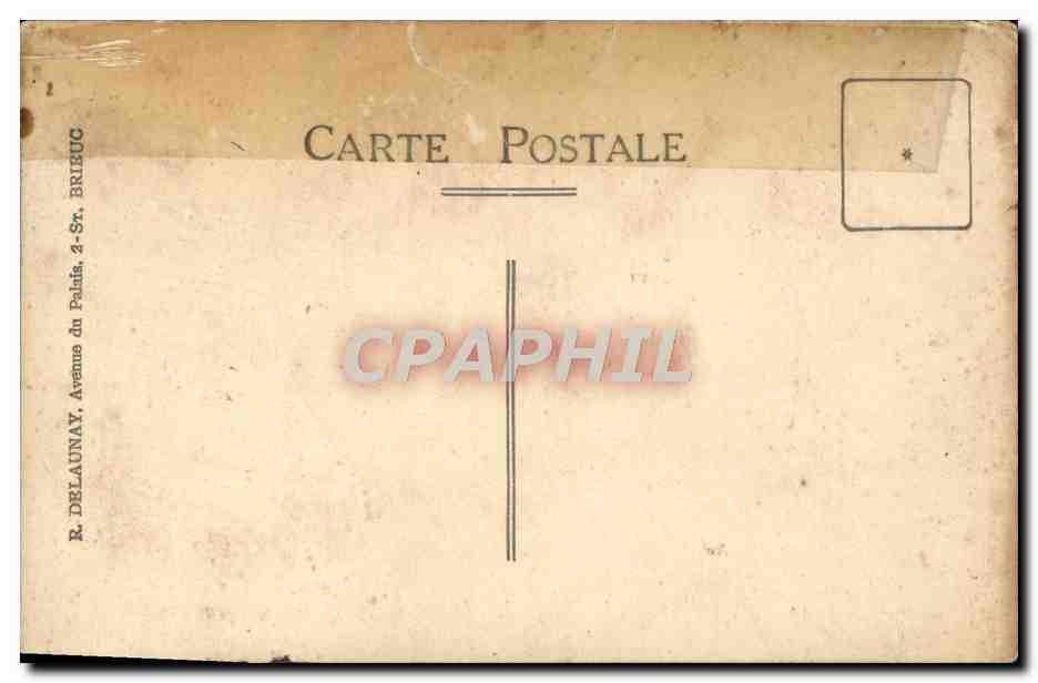 CARTE PHOTO Enfant St Brieuc — Rückseite