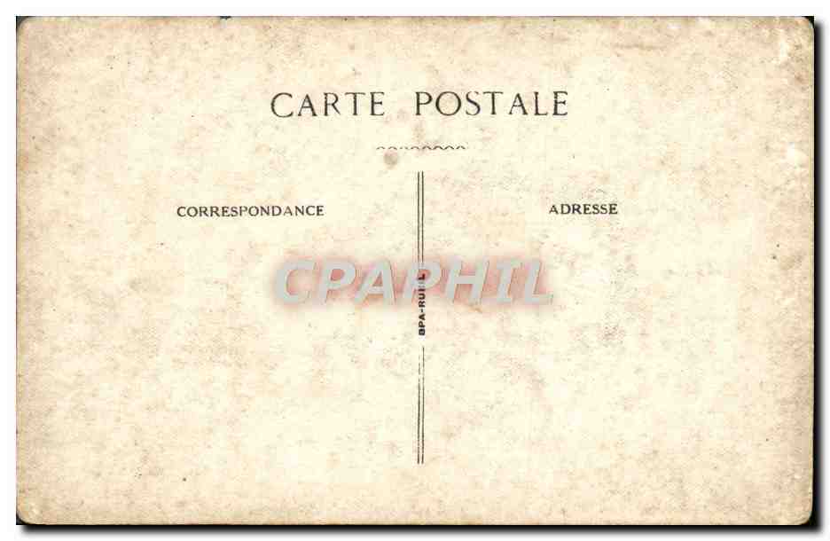 CARTE PHOTO Homme et enfant — Rückseite