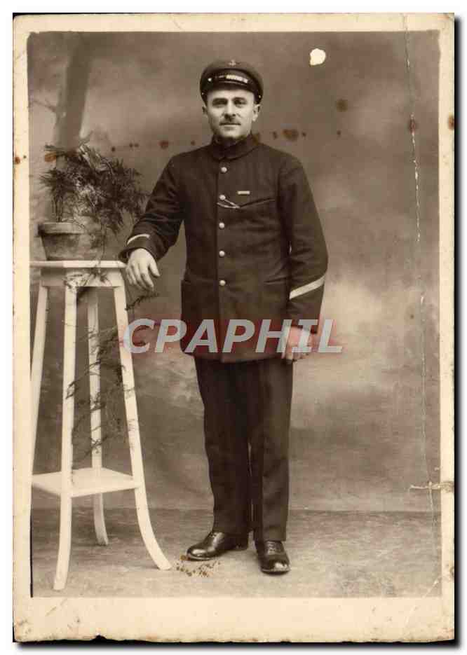 CARTE PHOTO Homme Marin 