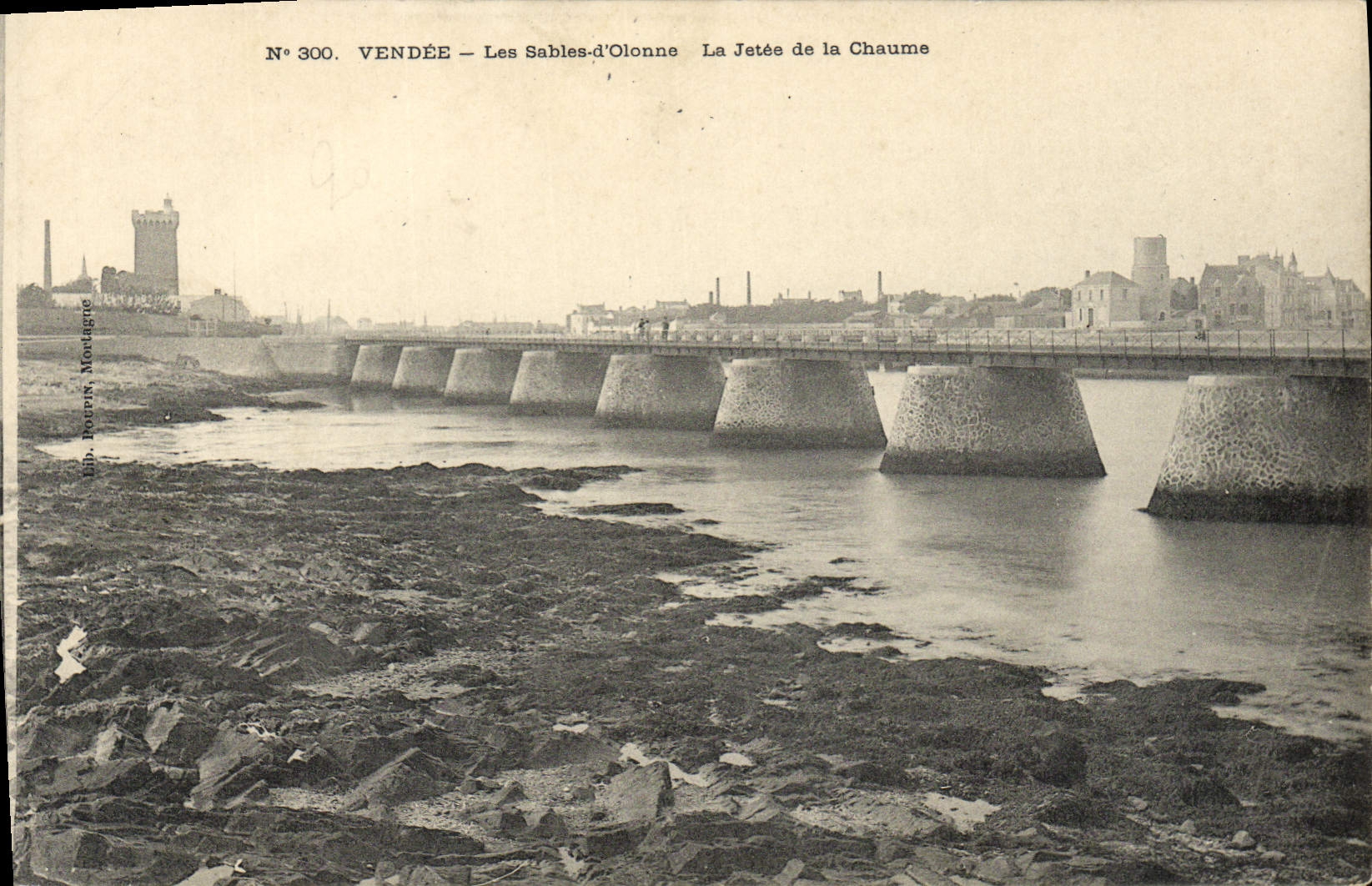 Les Sables-d'Olonne — La Jetée de la Chaume — Éd. Doupin Modélique, N° 300