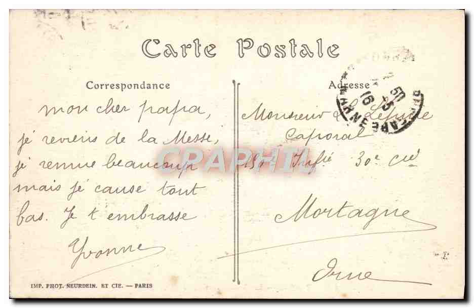 CPA Chalons Sur Marne Le Grand Seminaire Cout interieure — Back