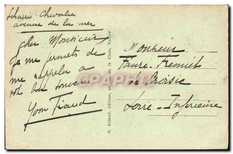 CPA Cabourg Jardins Du Grand Hotel Et Casino — Verso