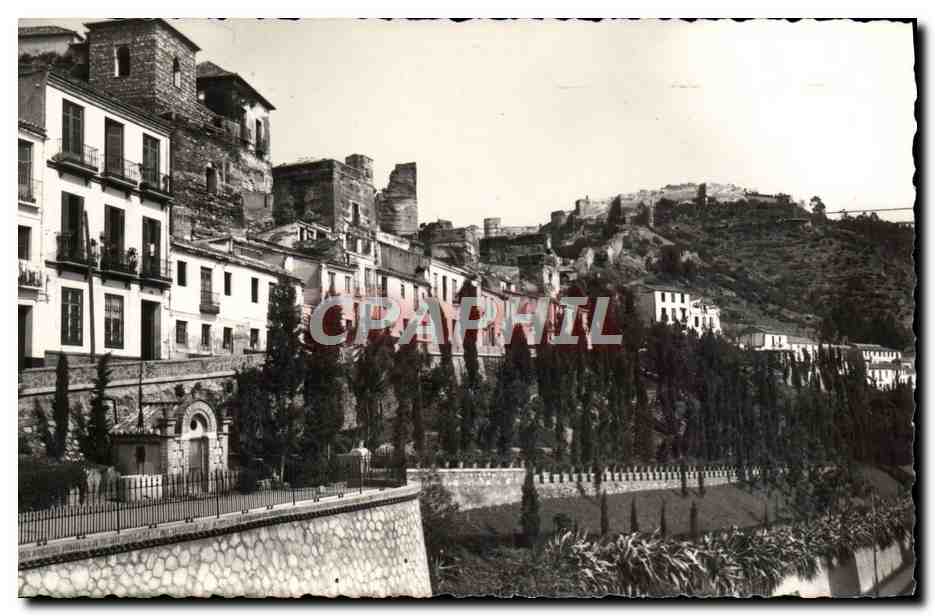 CPM Malaga Jardines De Gibralfaro Puerta Oscura