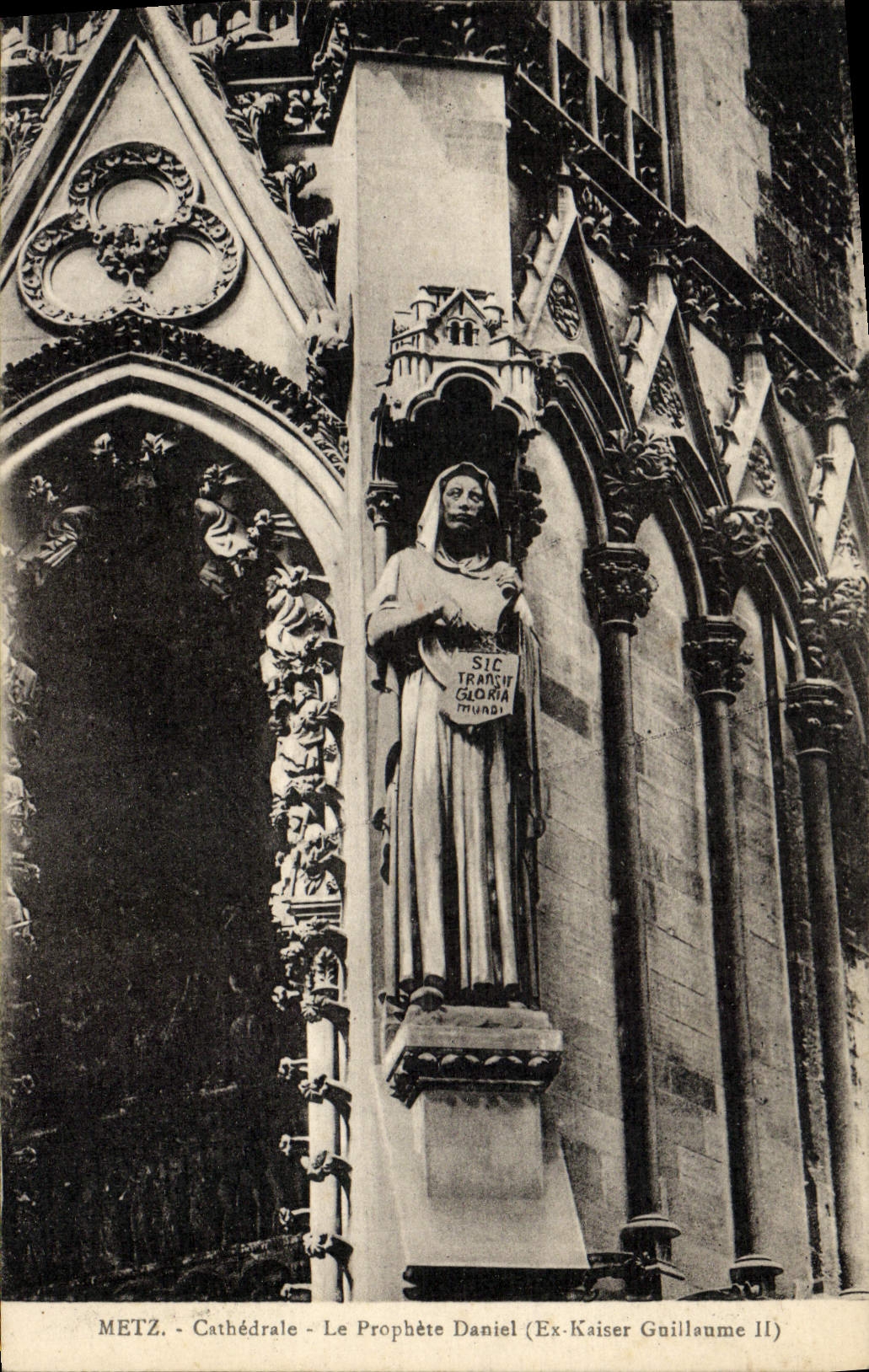 Metz - Cathédrale - Le Prophète Daniel (Ex-Kaiser Guillaume II)