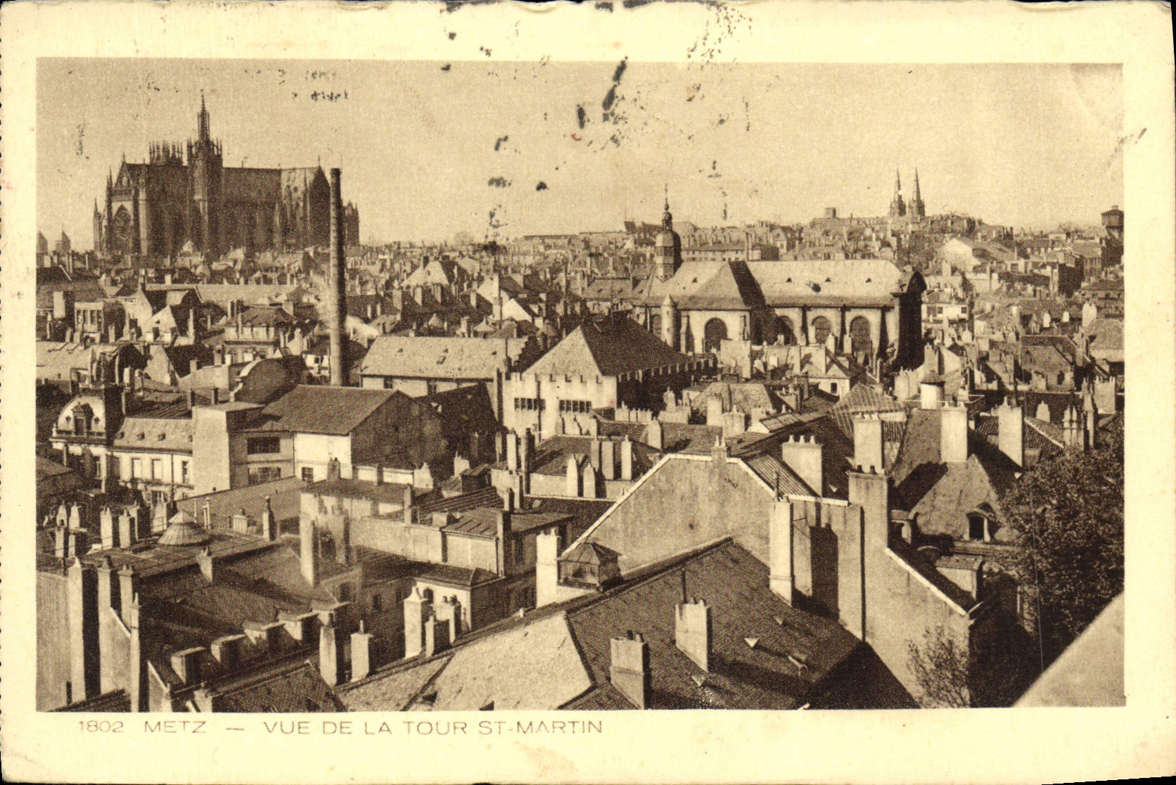 CPA Metz Vue De La Tour St Martin