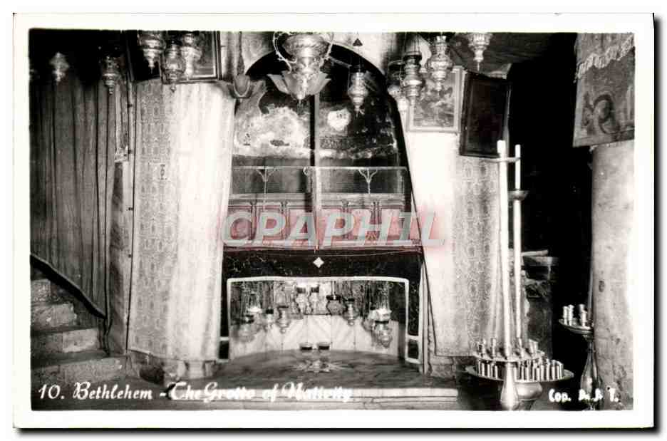 CPA Bethlehem The Grotte Of nativity