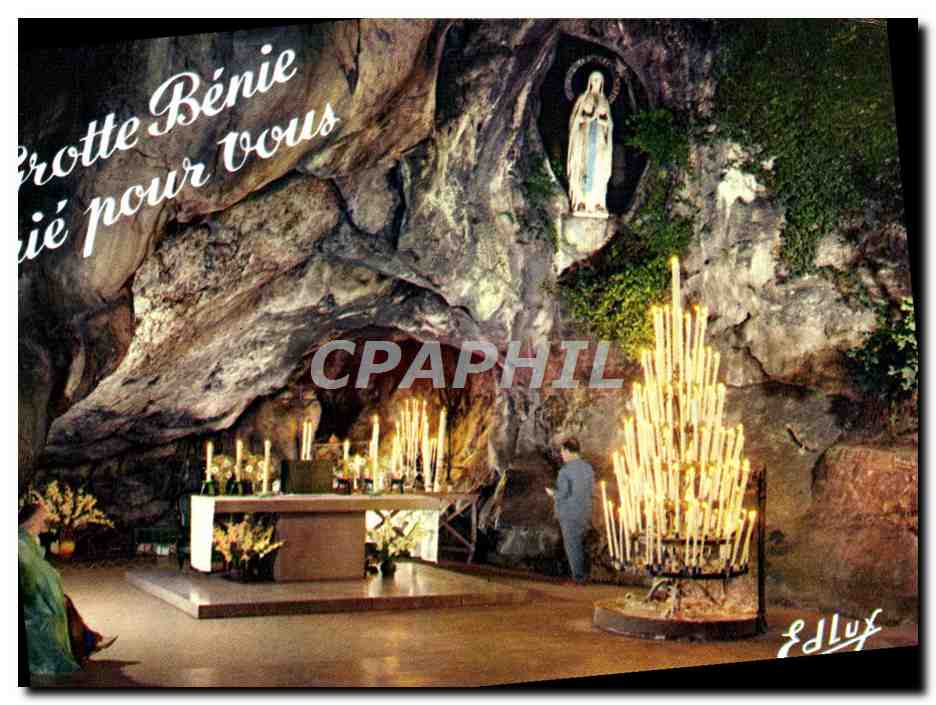 CPM Lourdes La Grotte Miraculeuse