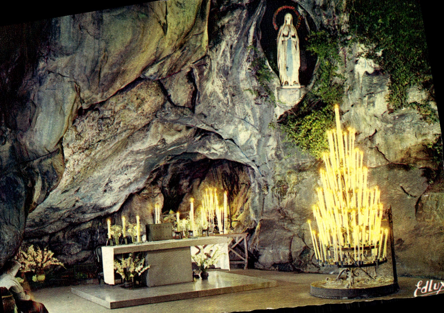 Grotte Miraculeuse de Lourdes — Éd. P. Doucet, n°47