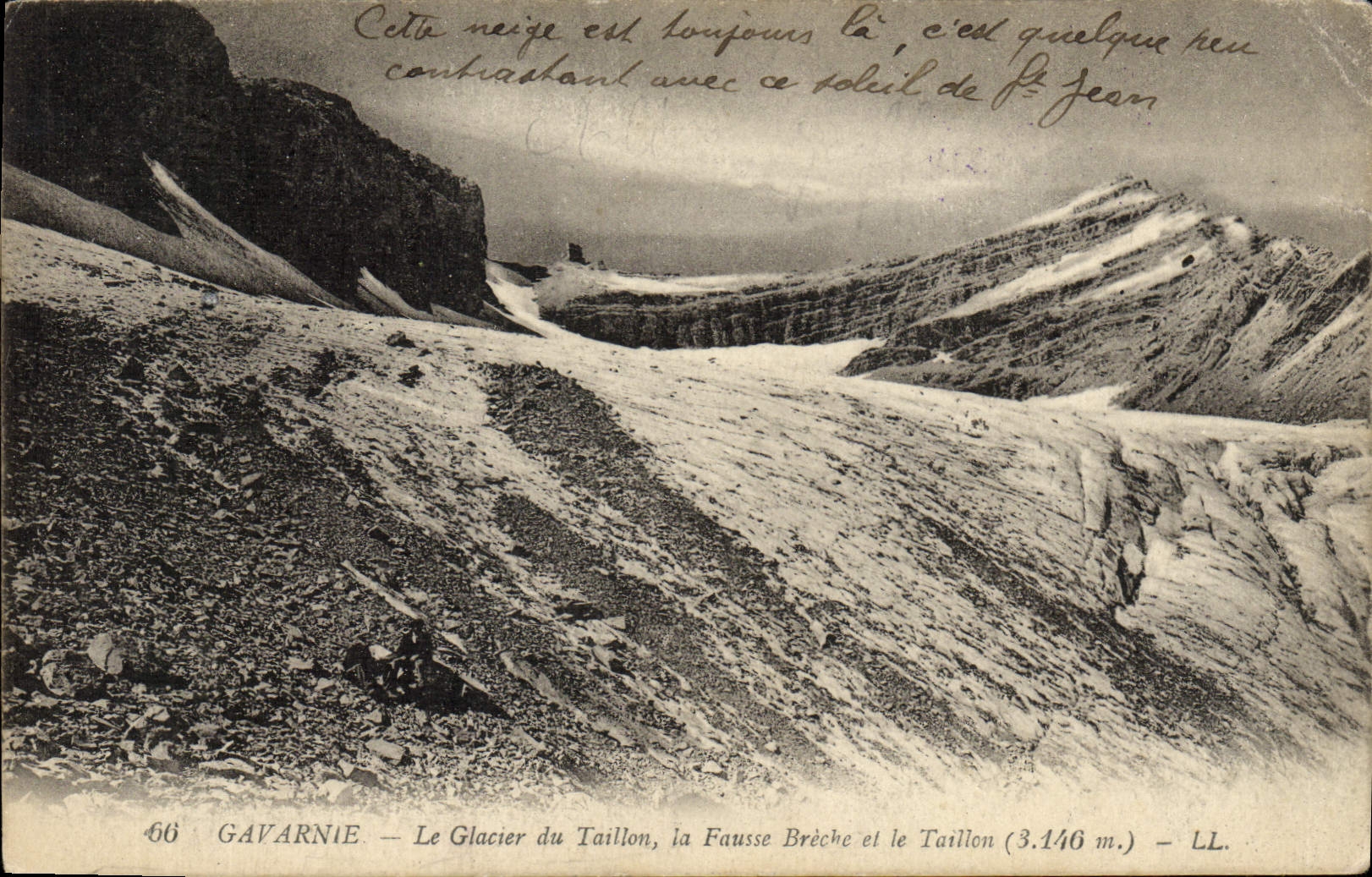 CPA Gavarnie Le Glacier Du Taillon La Fausse Breche Et Le Taillon