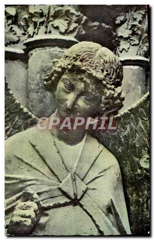 CPM Reims Cathedrale De Reims Ange Gardien De St Nicaise Sourire de Reims