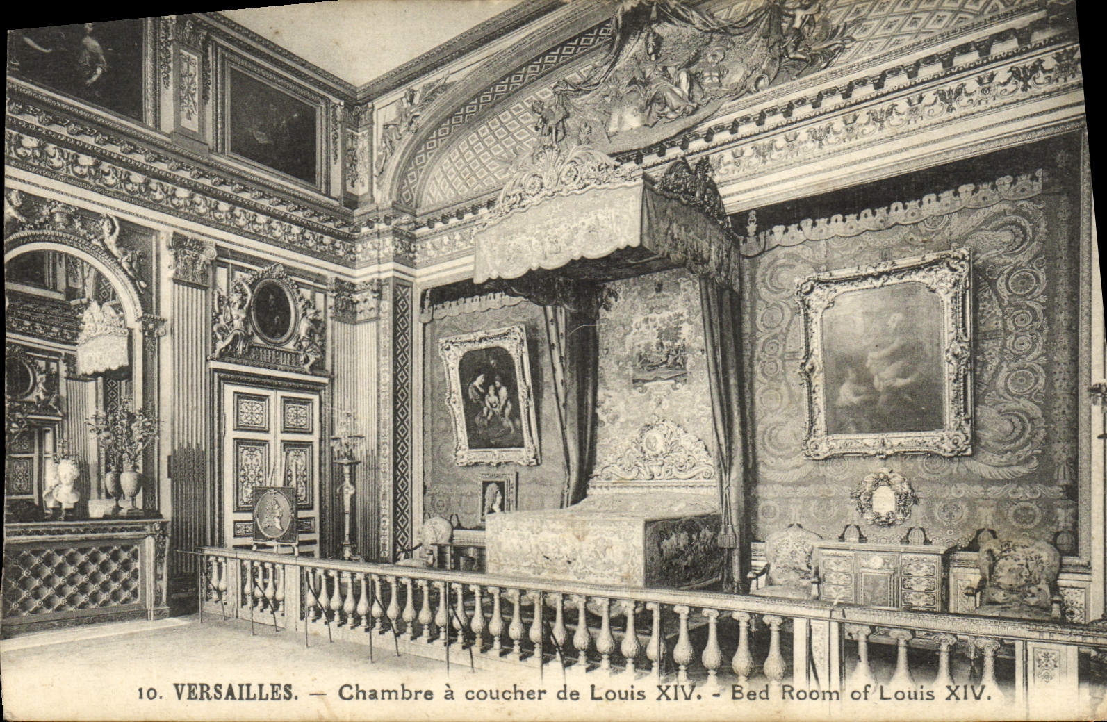 CPA Versailles Chambre A Coucher De Louis XIV