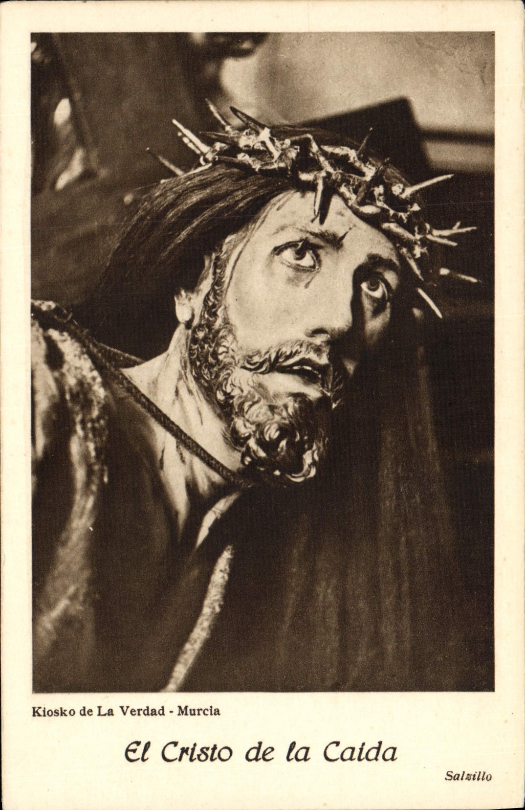 CPA El Cristo De La Caida Salzillo
