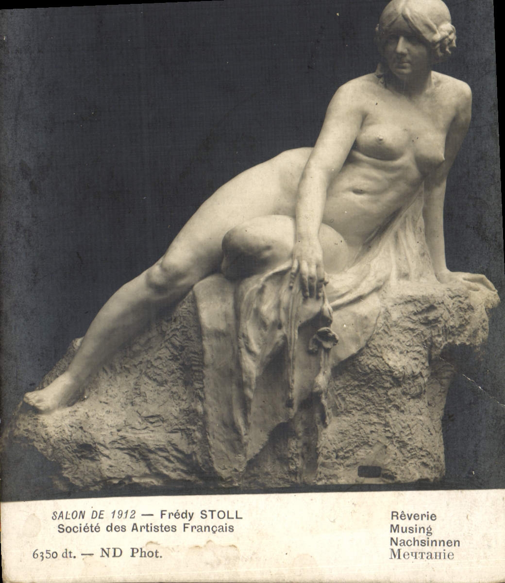 Sculpture 'Rêverie' — Salon de 1912 — Frédy Stoll, Société des Artistes Français