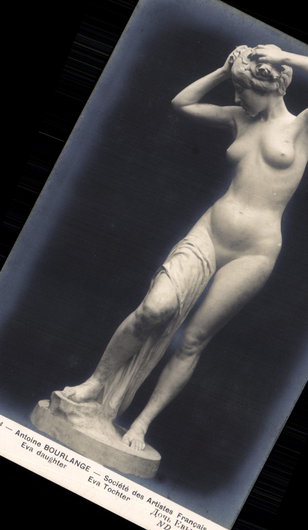 Statue de la déesse Éva — Antoine Boulange — Société des Artistes Français