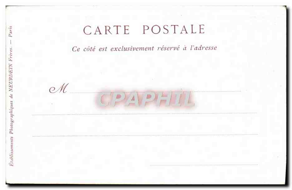 CPA Les Faucheurs Depre  — Verso