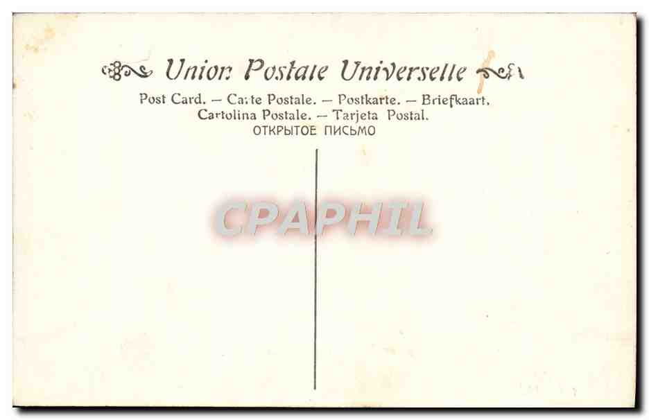 CPA Breton Le Rappel des Glaneuses Musee du Luxembourg Paris  — Verso
