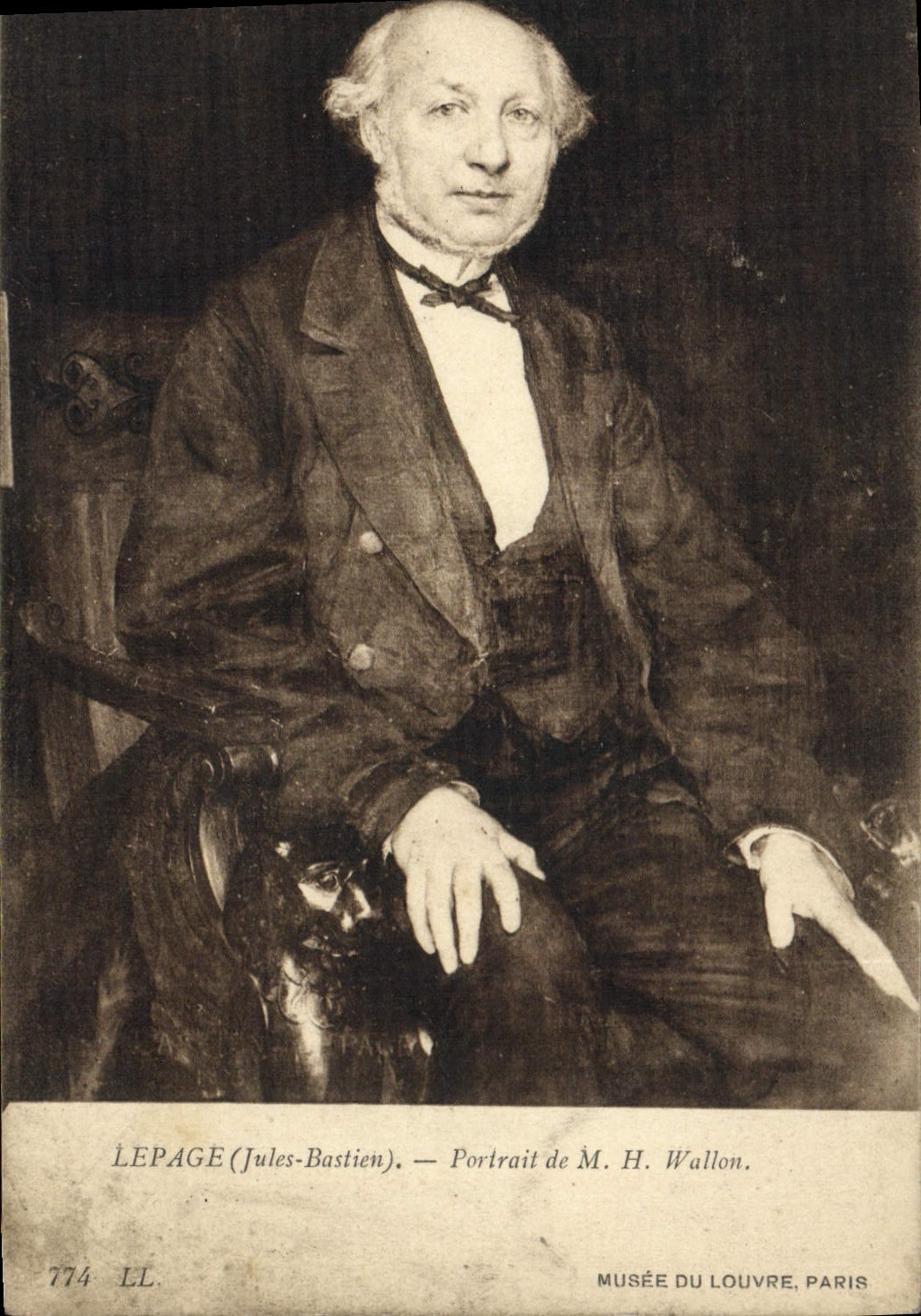 CPA Lepage Portrait de M H Wallon Musee du Louvre Paris 