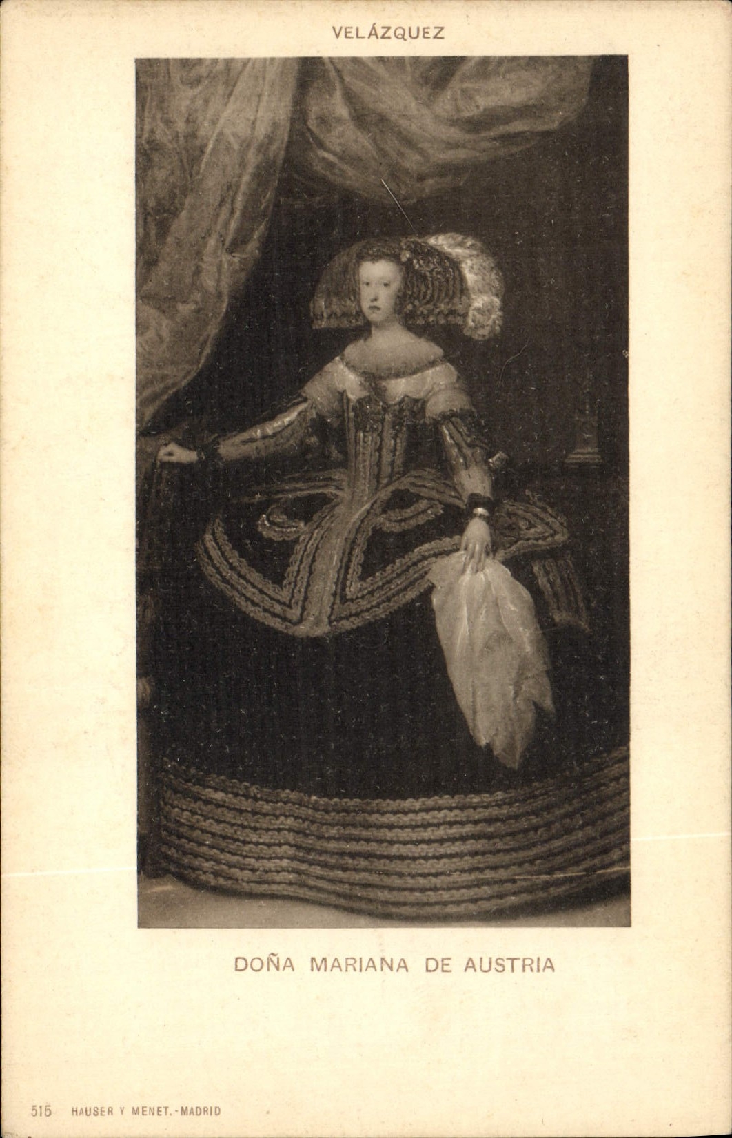 CPA Velazquez Dona Mariana De Austria 