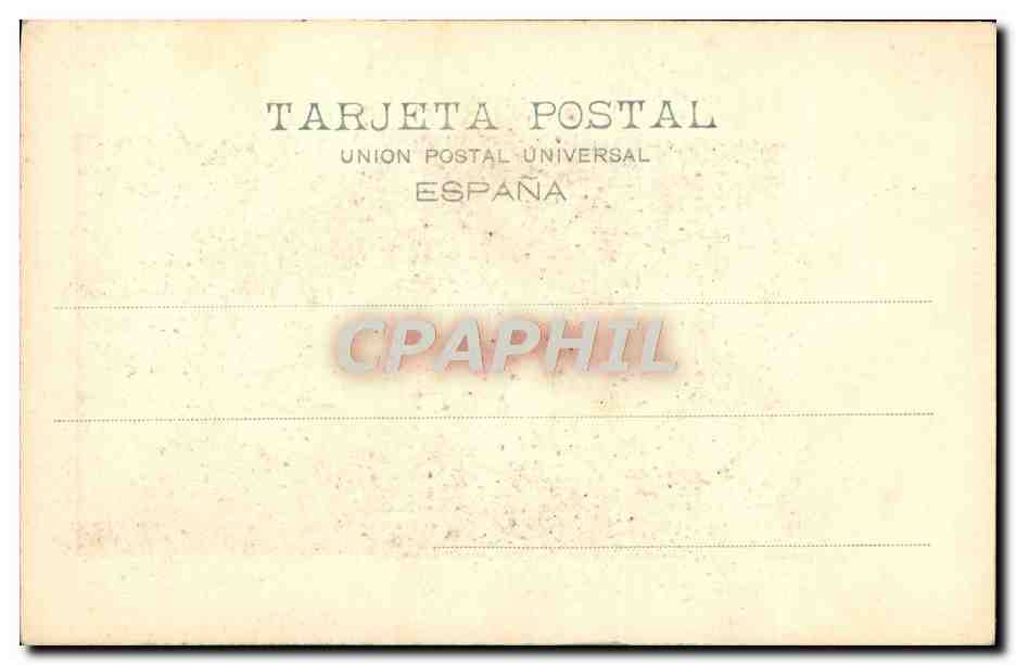 CPA Velazquez Dona Mariana De Austria  — Verso