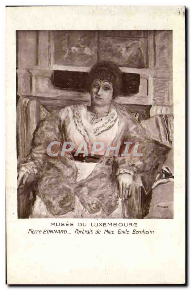 CPA Musee Du Luxembourg Pierre Bonnard Portrait de Mme Emile Bernheim