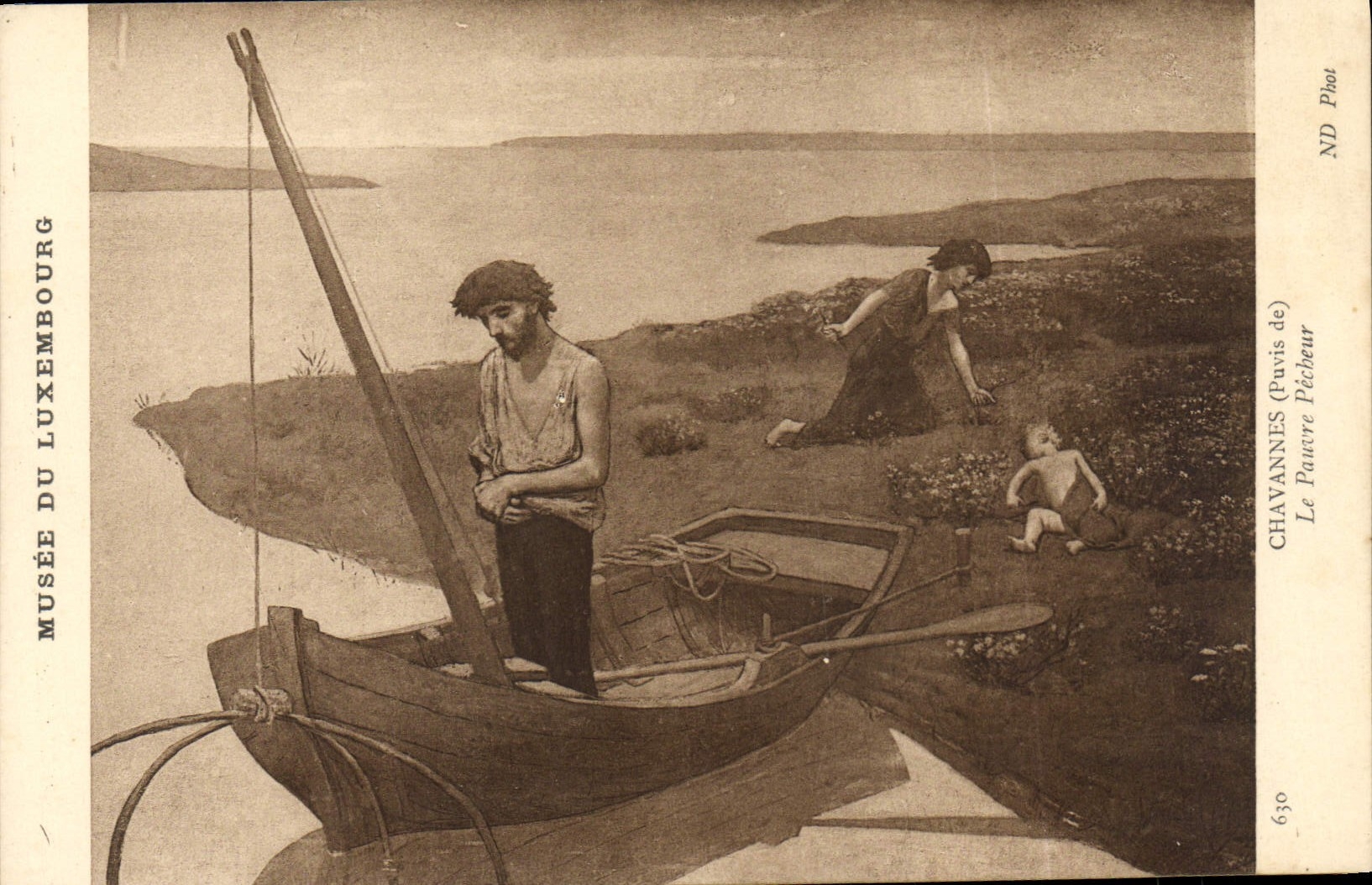 CPA Musee Du Luxembourg Puvis de Chavannes Le pauvre pecheur