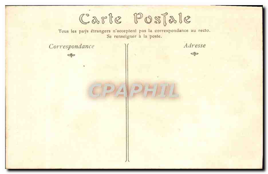 CPA Peintures Muxales Du Pantheon Sainte Genevieve marquee du sceau divin Paris — Rückseite