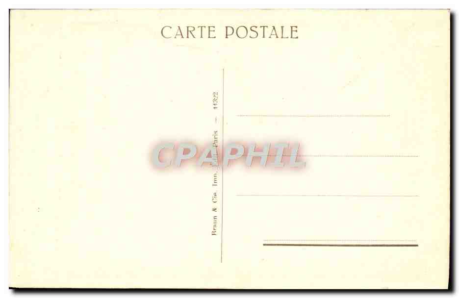 CPA Musee Du Louvre ghirlandajo Portrait presume du Cte Sassetti avec son petit fils  — Verso
