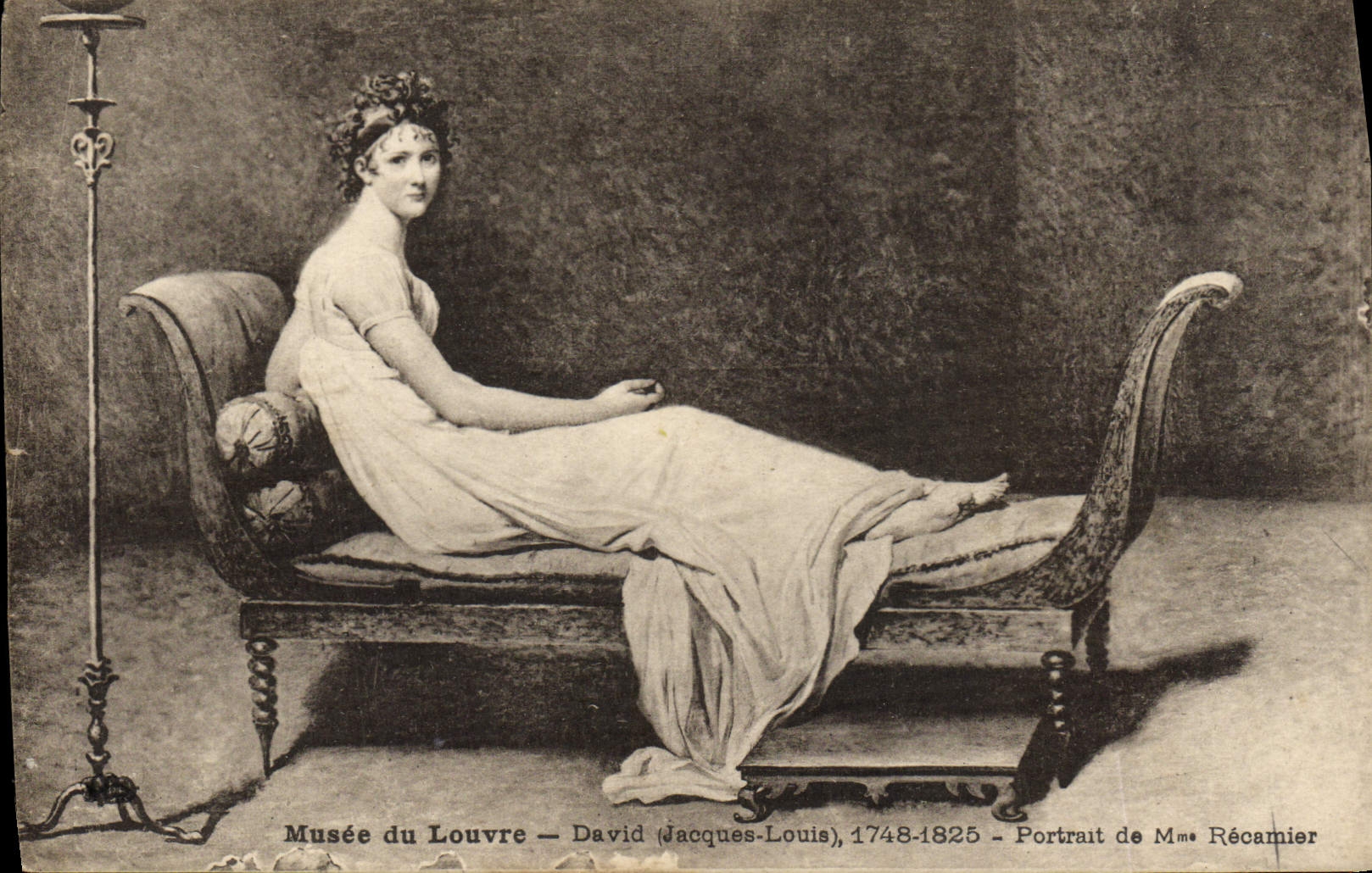 CPA Musee Du Louvre David Portrait de Mme Recamier
