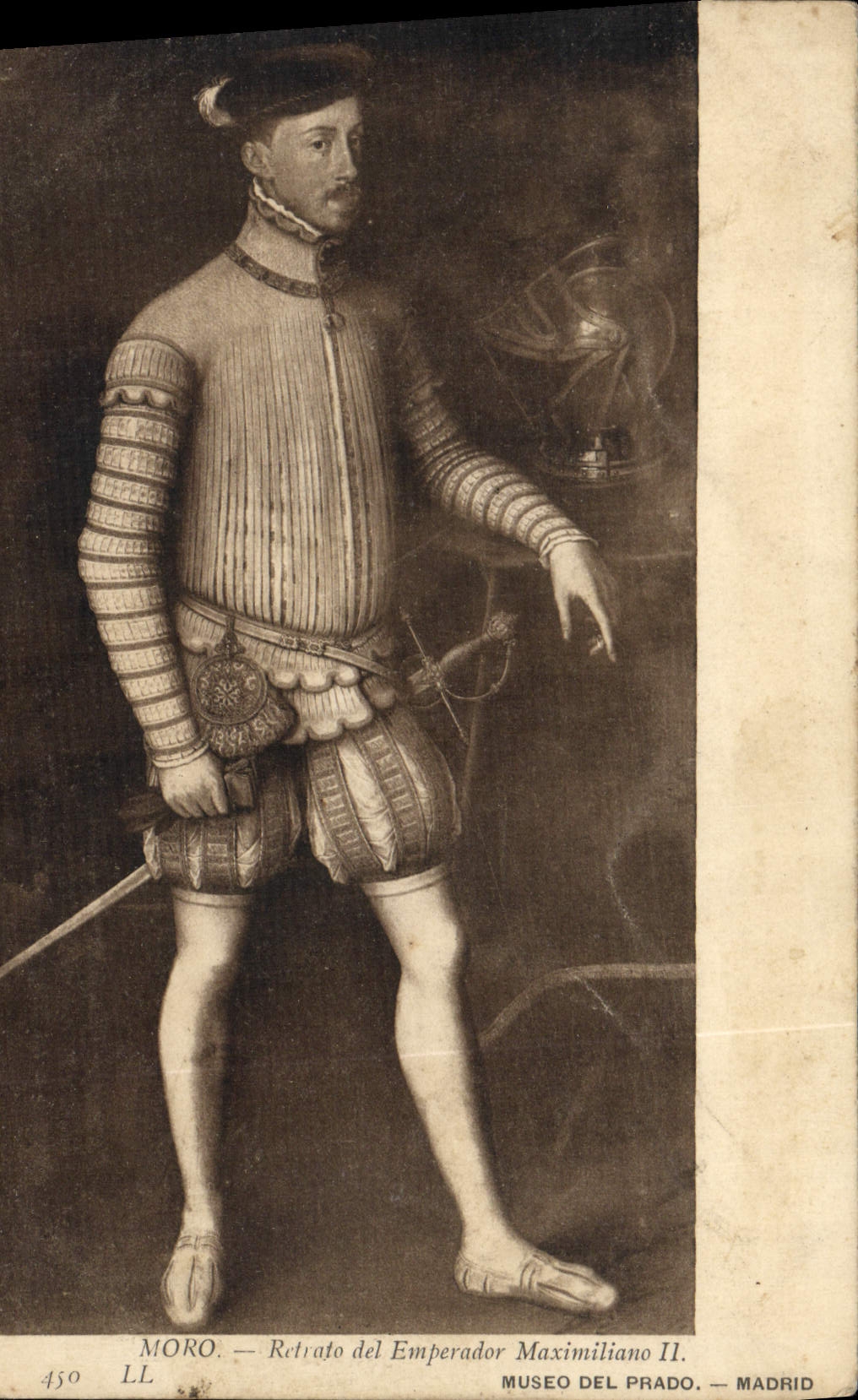 CPA Moro Retsate del Emperador Maximiliano II Prado madrid