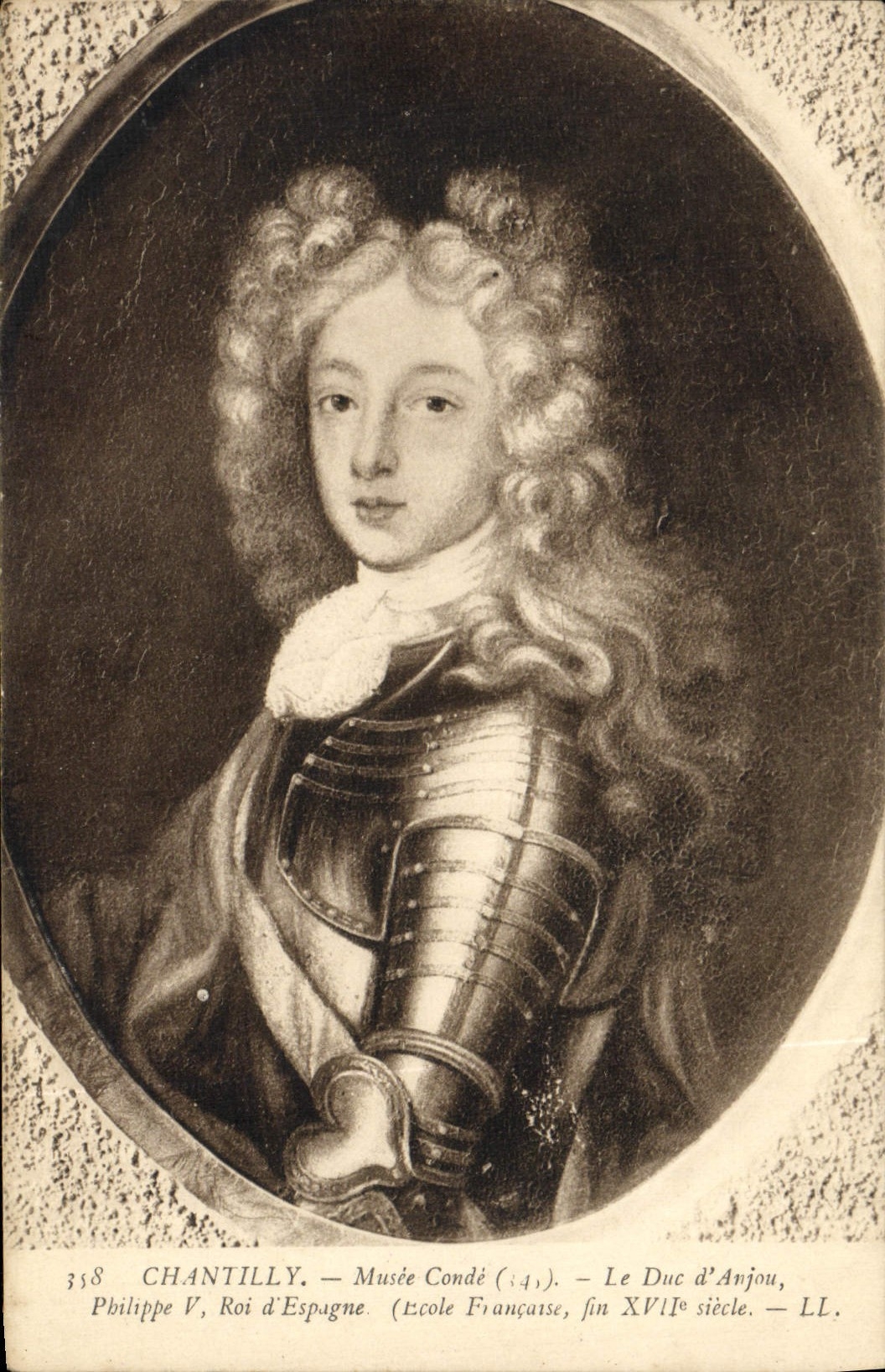 Porträt von Philippe V, König von Spanien — Der Herzog von Anjou, Ende des 16. Jahrhunderts — Musée Condé, Chantilly