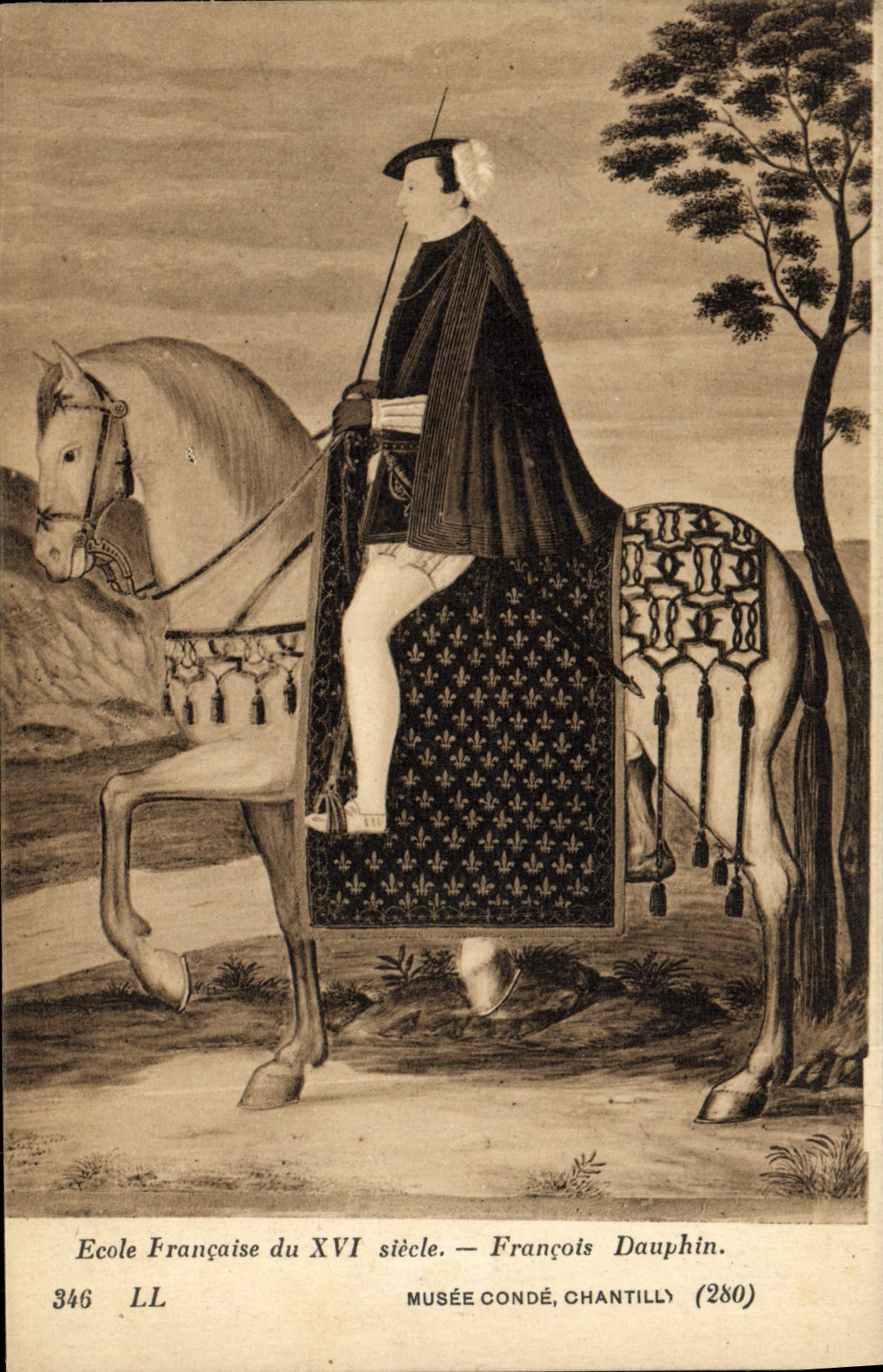 François Dauphin — École Française du XVIe siècle — Musée Condé, Chantilly (280)