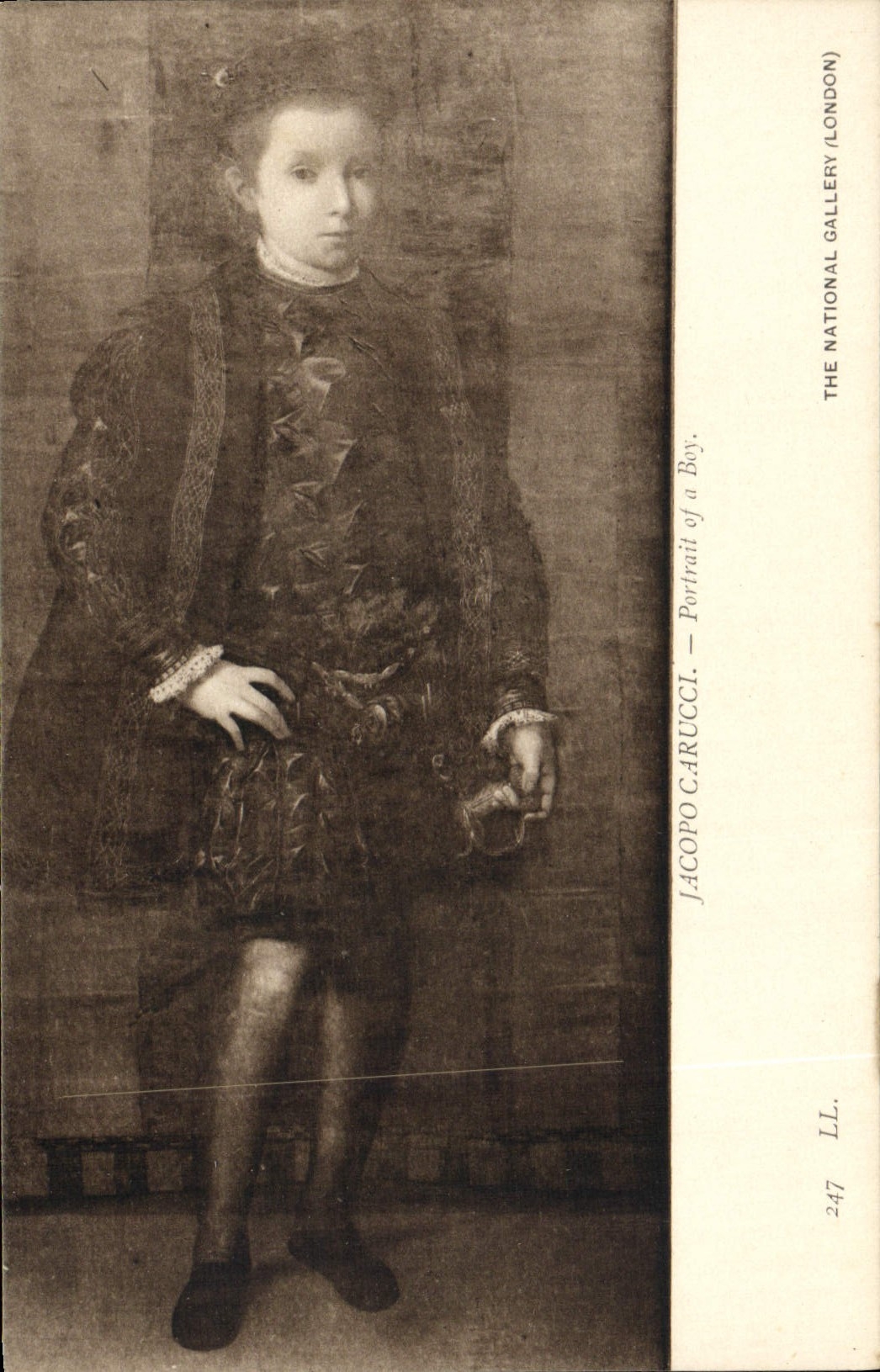 Portrait d'un garçon — Jacopo Carucci — The National Gallery (London) — n° 247