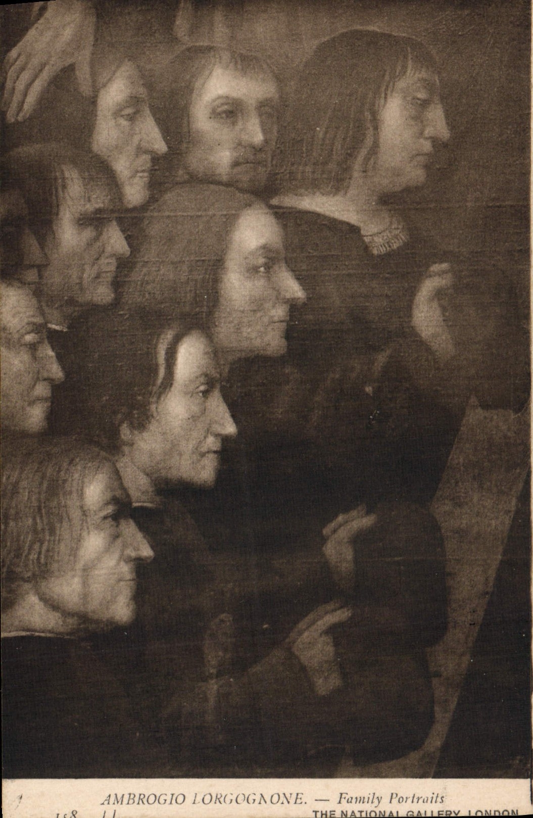CPA Ambrogio Lorgognone Family Portraits National Gallery london 