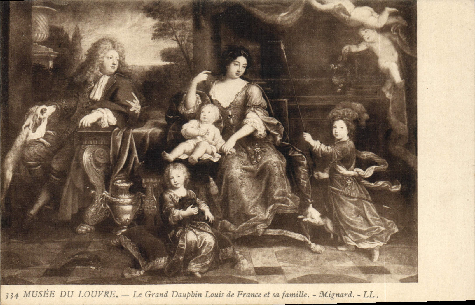 Musée du Louvre — Le Grand Dauphin Louis de France et sa famille — Mignard — LL.