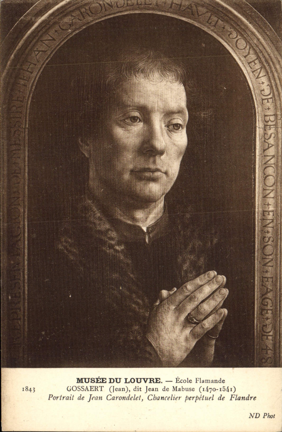 CPA Musee Du Louvre Ecole Flamande Gossaert dit Jean de Mabuse 1470 1541