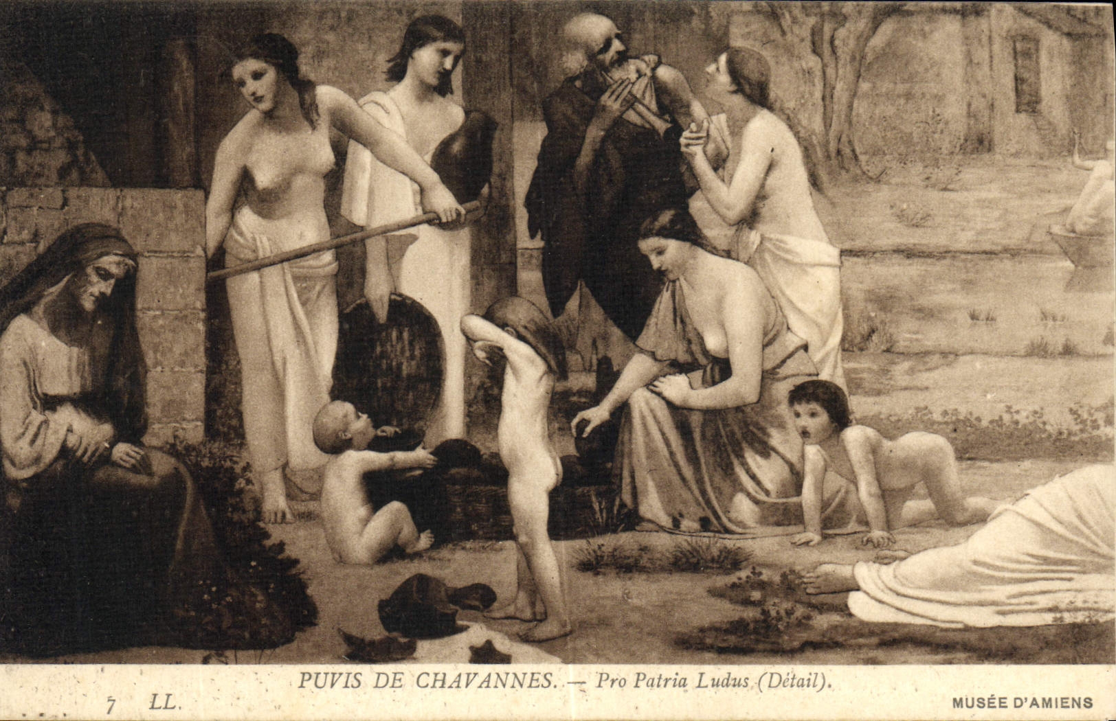 CPA Puvis De Chavannes Pro Patria Ludus Musee d'Amiens